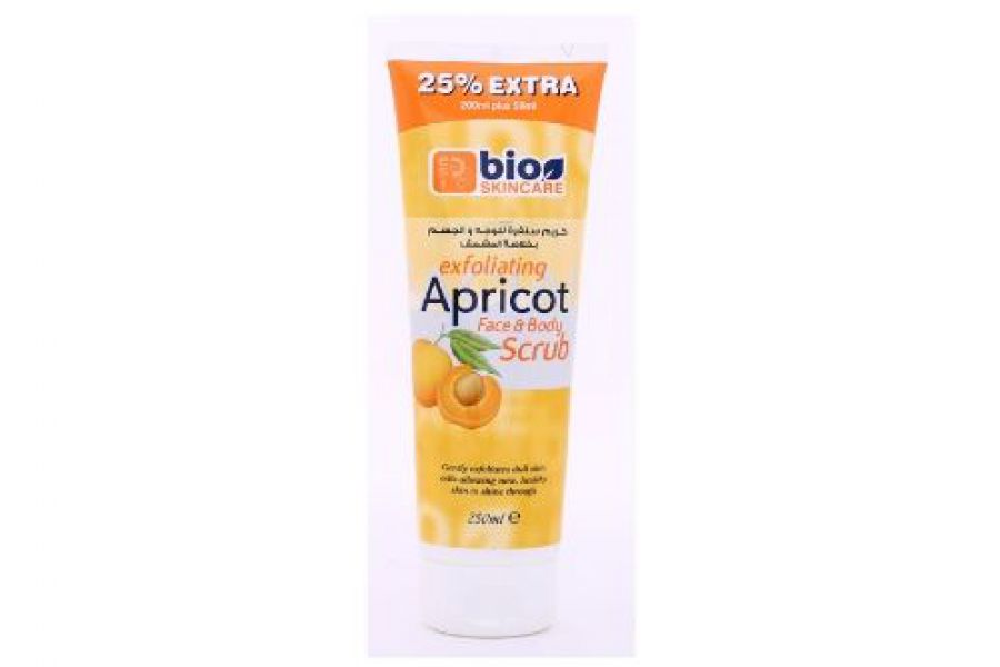 BIO Skincare Exfoliating Scrub Tube Apricot 250ml