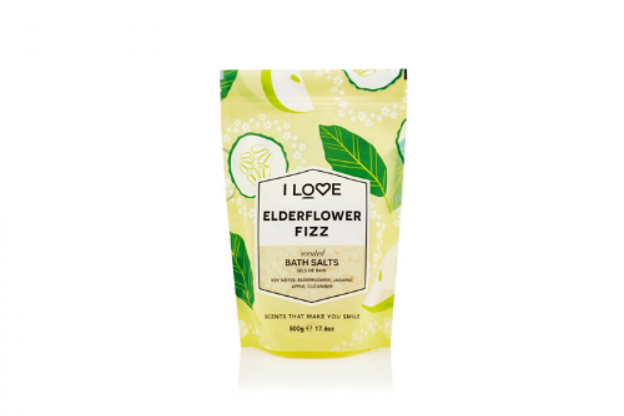 I Love Bath Salts Elderflower Fizz 500G