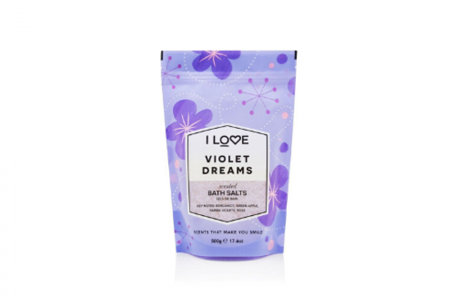 I Love Bath Salts Violet Dreams 500G
