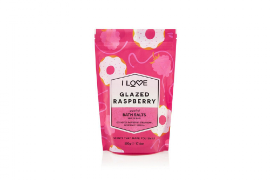 I Love Bath Salts Glazed Raspberry 500G