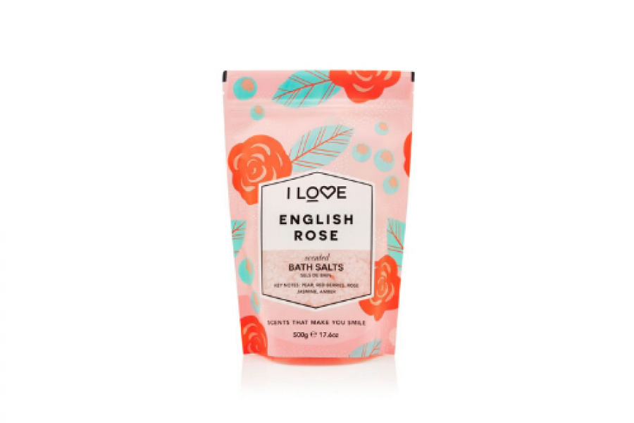 I Love Bath Salts English Rose 500G