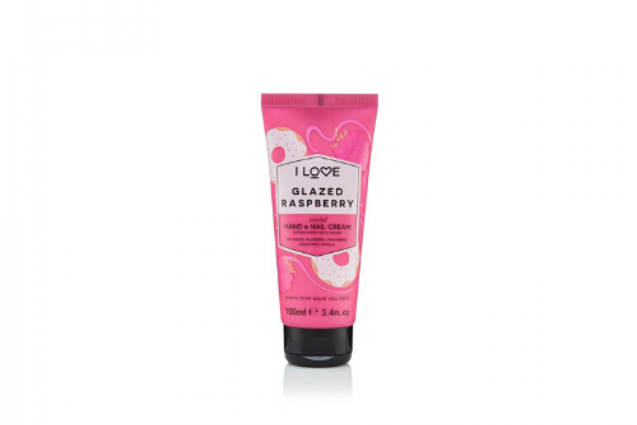 I Love Hand and Nail Cream Glazed Raspberry 100ml