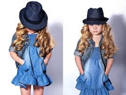 الجينز يجتاح موضة ملابس الأطفال 2016